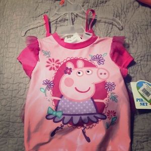 Girls Peppa Pig 2-piece swimsuit